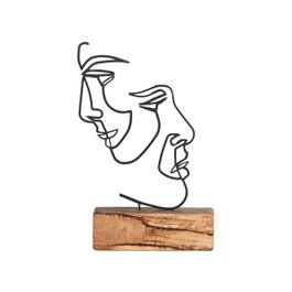 Aberto Design M-035 Objeto Decorativo Negro